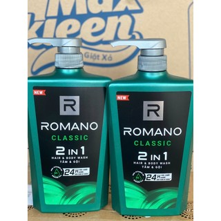 Tắm Gội 2IN1 ROMANO  650ML