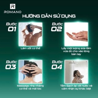 Tắm Gội 2IN1 ROMANO  650ML