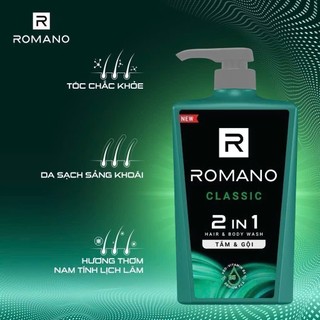 Tắm Gội 2IN1 ROMANO  650ML