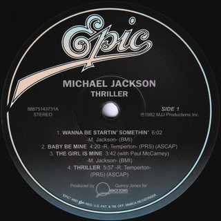 Michael Jackson ‎– Thriller vinyl LP đĩa than