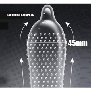 Bao cao su size nhỏ 45mm có gai G SMALL hộp 10 cái