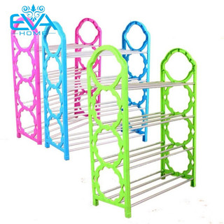 Kệ Để Giày Dép , Sách Vỡ , Vật Dùng 4 Tầng Khung Thanh Inox Lắp Ghép Tiện Lợi KG01