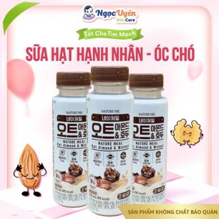 Sữa Hạt Hàn Quốc Không Đường Naturel Mea -Sữa Hạt Óc Chó Và Hạnh Nhân Tăng Cường Hệ Miễn Dịch - Tốt Cho Tim Mạch