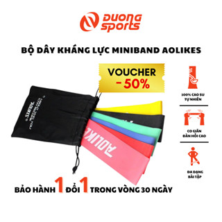 Dây Kháng Lực Dây Mini Band Aolikes Tập Mông Tập Chân Tập Tay Bóng Đá