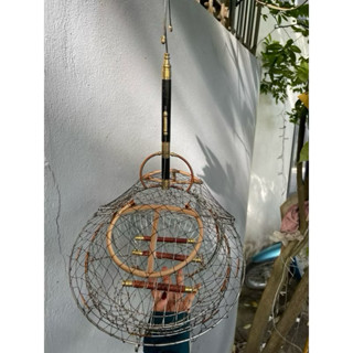 Lồng bẫy chim Chào Mào,Chích choè phom số 8 inox quấn đồng móc xoay 360 độ hàng kỹ siêu nhạy cao cấp