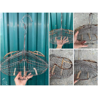 Lồng bẫy chim Chào Mào, Chích choè Chất liệu inox quấn đồng, 3 cầu đứng siêu nhạy (MS05)