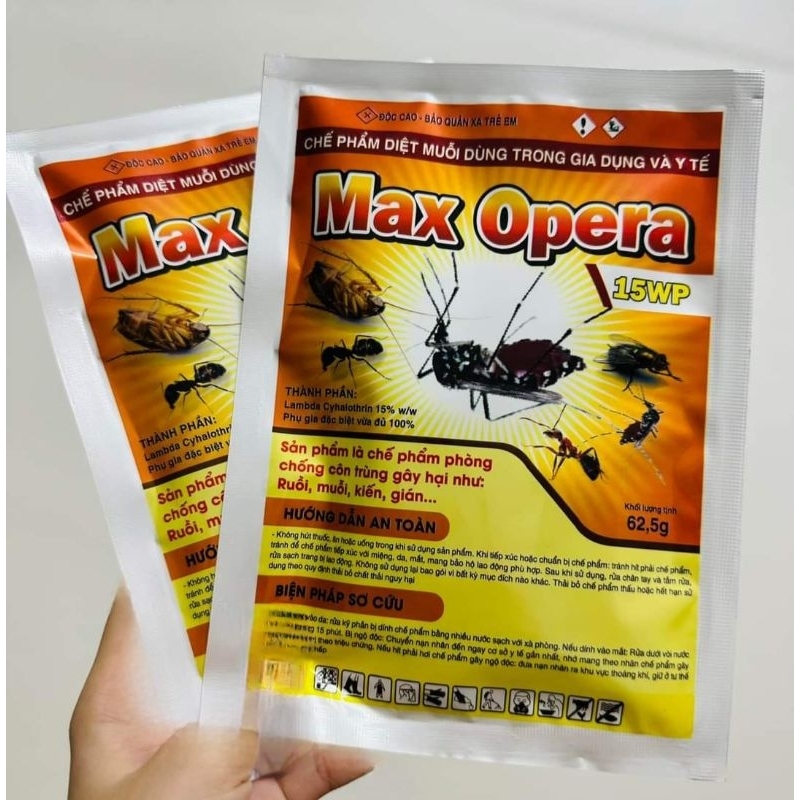 Thuốc phun muỗi côn trùng Map Opera 15WP gói 31,5g