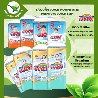 Tã/bỉm quần/ dán Goon mommy kiss premium Soft/ tã Goon Slim M52+4/L46+4/XL44+4/XXL42+4/XXXL28+4