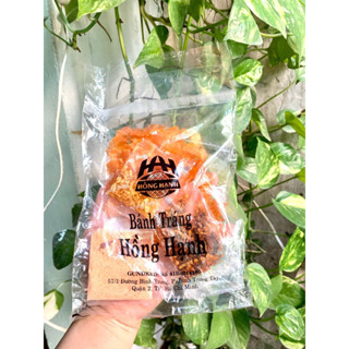 Bánh tráng Hồng Hạnh đỏ dẻo sợi trộn khô bò vụn dầu tỏi phi muối nhuyễn