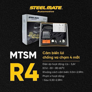 cảm biến va chạm tiến lùi Steelmate 4-6-8 mắt