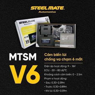 cảm biến va chạm tiến lùi Steelmate 4-6-8 mắt