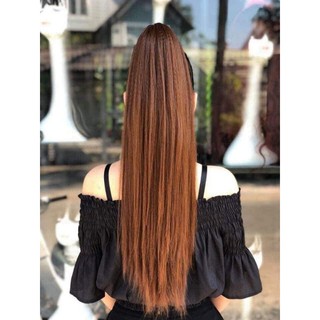 Tóc cột đui ngựa thẳng 60_65cm