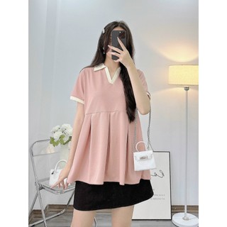 Áo bầu thời trang công sở chất cotton