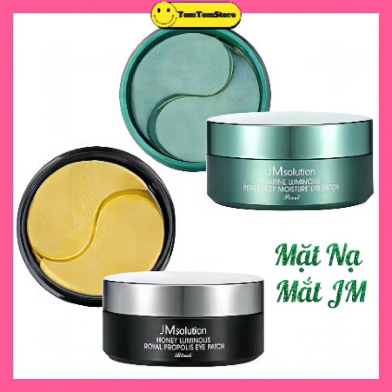 Mặt Nạ Mắt JM Solution Giảm thâm, Ngừa Lão Hóa Nếp Nhăn JM Solution Eye Patch 60 Miếng