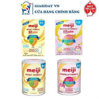 [HSD 2026][Thùng] Sữa Meiji NHẬP KHẨU Nhật Lon, Thanh Số 0 & 9 , 0-1 & 1-3 - Sữa Bột Công Thức 800g