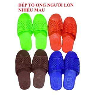 [NHỰA DẺO] Dép Tổ Ong Mỏng Nam Nữ Đi Trong Nhà Tắm Aulyshop, Văn Phòng, Dép Nhựa Mềm Đế Chống Trơn Trượt