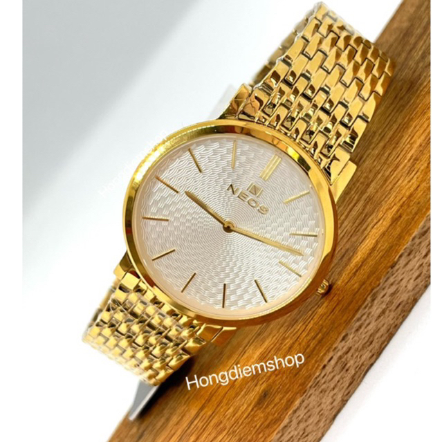 đồng hồ nam NEOS 40577M máy nhật 2 kim siêu mỏng. Bền, sang trọng. full hộp túi.