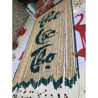 Rèm hạt gỗ Bồ Đề - Rèm treo phòng thờ (Mẫu Phúc Lộc Thọ)