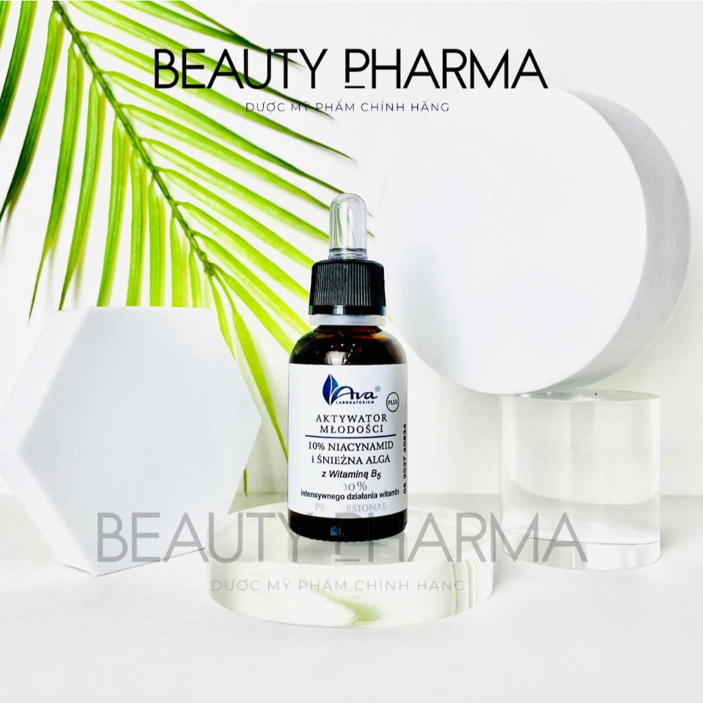 [DATE MỚI-CHÍNH HÃNG] Tinh chất sáng da, thu nhỏ lỗ chân lông AVA Youth Activator 10% Niacinamide & Snow Algae Serum