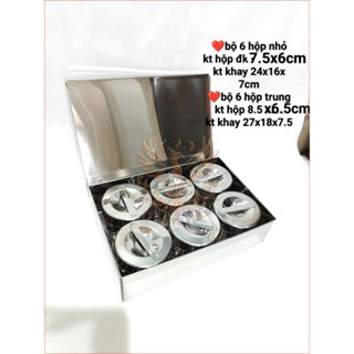 Hộp đựng lưu mẫu thức ăn / hủ gòn inox 304 đủ size (có bán lẻ) (Ảnh shop tự chụp)