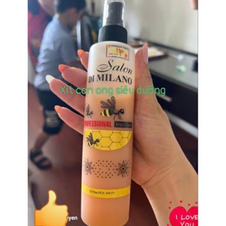 Xịt dưỡng con ong yêu salon Di Milano mềm mượt phục hồi tóc