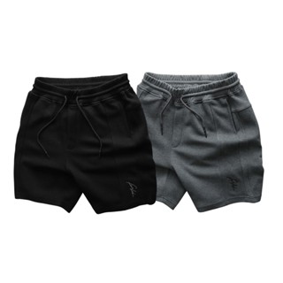 Quần thun nam ngắn đẹp, quần đùi nam cao cấp màu đen, xám RIOOSHOP RPS012 tập thể dục, mặc hằng ngày