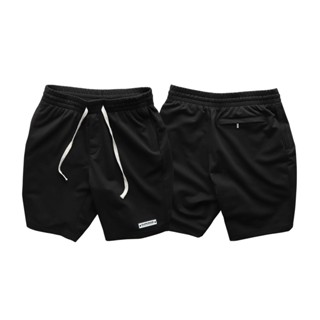 Quần thun nam màu đen, quần short thun nam đơn giản, mặc ở nhà, đi chơi, đi làm RIOOSHOP RPS004