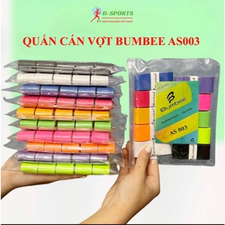 Combo 10 Quấn Cán cầu lông, cuốn cán vợt Bumbee As 003 Chống Trơn, Cuốn Cán Vợt Tennis, PickleBall Chính Hãng Chất Lượng