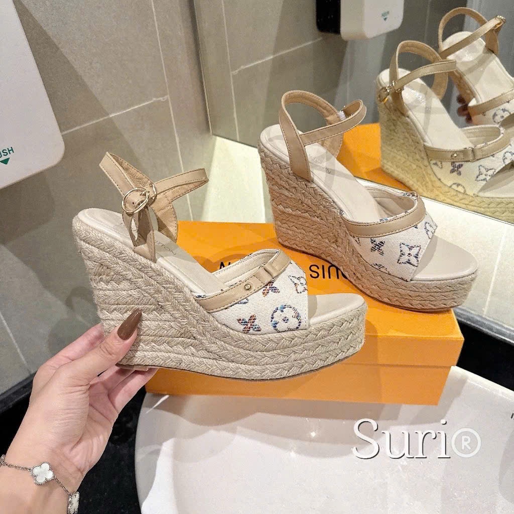  Sandal xuồng cói Lệ Vi đế cao chất nhẹ 