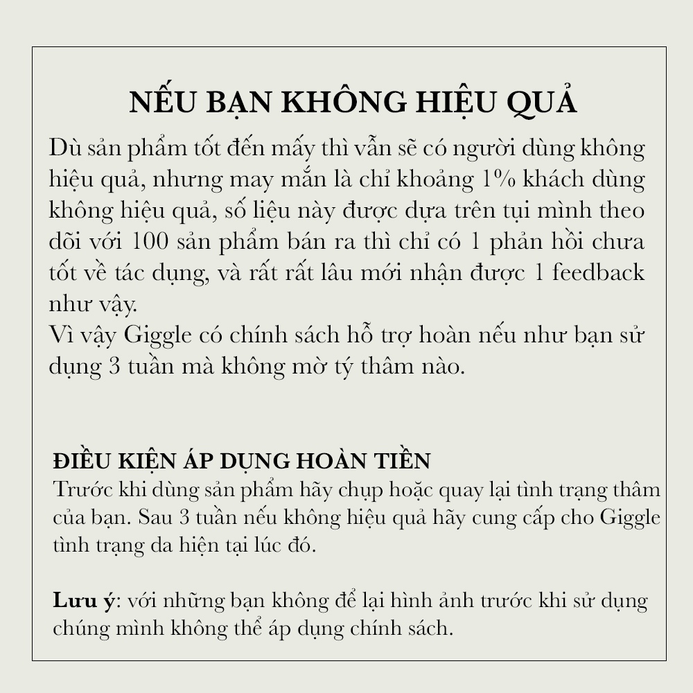 Kem chấm mờ thâm mụn Giggle 5gam | BigBuy360 - bigbuy360.vn