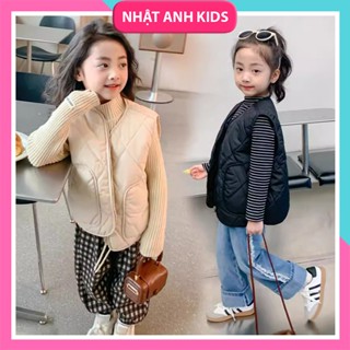 Áo Phao Gile Lót Lông cho bé trai & bé gái, hàng Quảng Châu Cao Cấp, phong cách, ấm áp & thoải mái