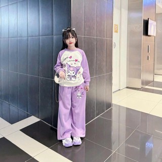  Bộ đồ thu đông nỉ tàu 2 MÀU in hình COROMI cho bé gái bé trai  Hoạ tiết COROMI   từ 9-44kg mã 2 