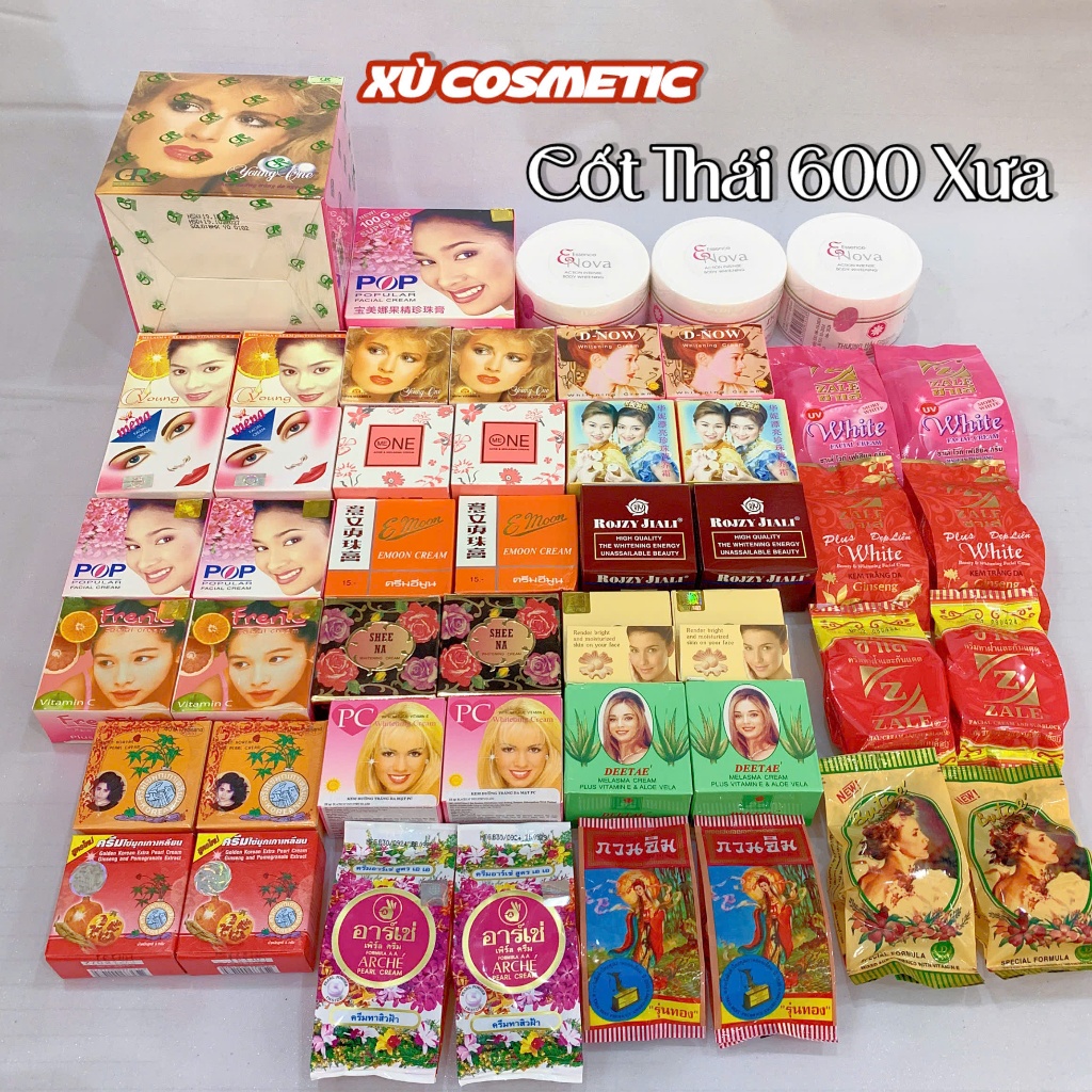 Kem Body Xù Cosmetic Cốt Thái 600X Không Tẩy - Rỉ Dầu Vàng Chuẩn Xưa ( CV-KT-01 )