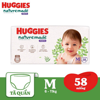 Tã bỉm Huggies Nature Made cao cấp NB/S/M/L/XL/ XXL cho bé