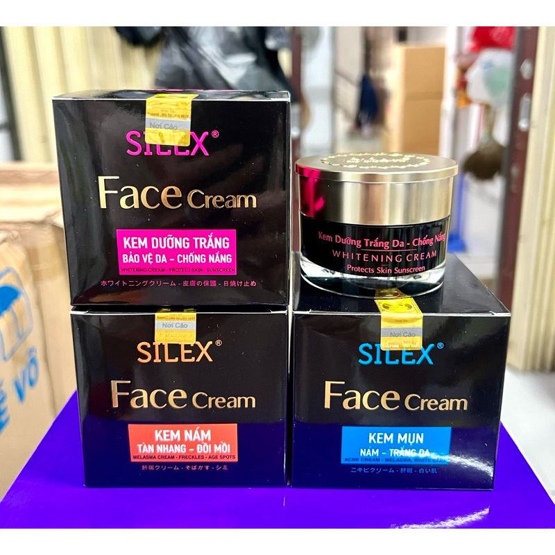 KEM SILEX DƯỠNG TRẮNG BẢO VỆ DA CHỐNG NẮNG - MỤN NÁM TRẮNG DA - NÁM TÀN NHANG ĐỒI MỒI 15G