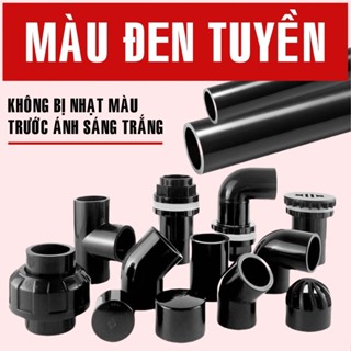 Phụ kiện ống nước UPVC, màu đen tuyền