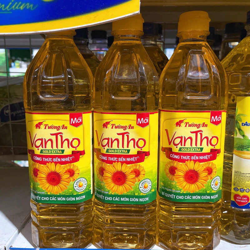 Dầu Ăn Vạn Thọ Chai 1 Lít / 2 Lít / 5 Lít Nguyên Liệu Nấu Ăn Giup Món Ăn Trở Nên Thơm Ngon