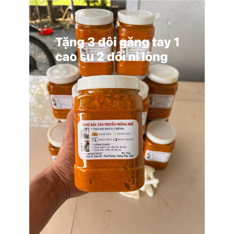 nghệ huế om gà chọi truyền thống 1kg