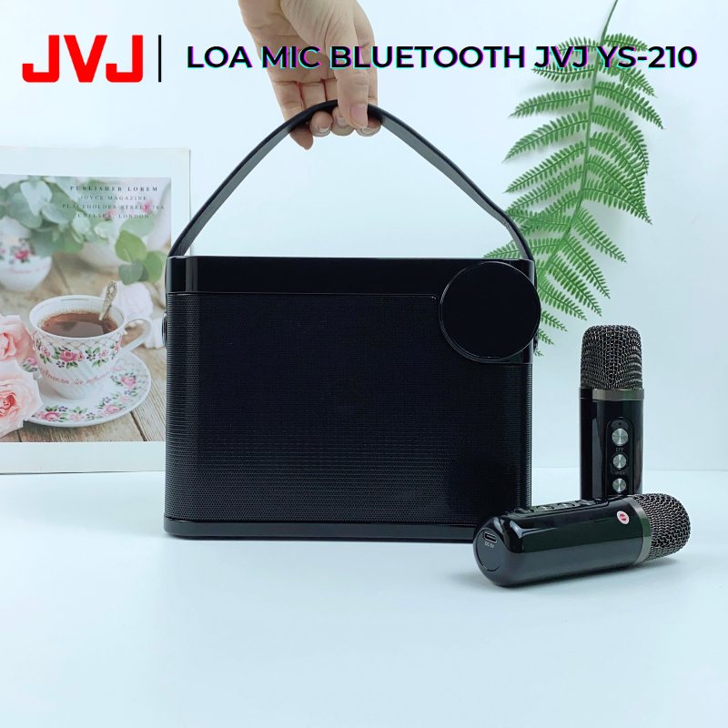 Loa bluetooth karaoke kèm 2 mic JVJ YS-210 Không dây, kèm 02 mic công suất lớn 20W-Bảo hành 06 Tháng | BigBuy360 - bigbuy360.vn