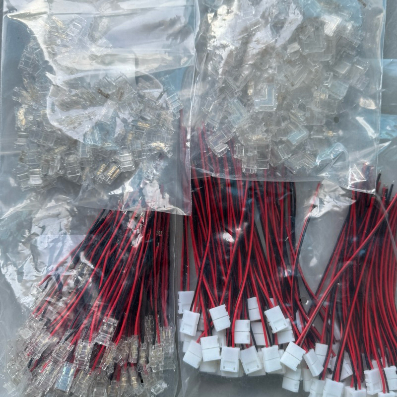 [giá sỉ]Đầu Kẹp dây led dán, COB 2835,5050,3014, bản 8mm không cần hàn.