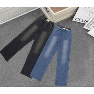  Quần  nữ dài ống xuống jean thun dày dặn co dãn tốt 40..80kg 
