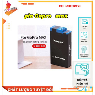 pin gopro max  thay thế pin hãng  pin kingma gopro max phụ kiện camera gopro