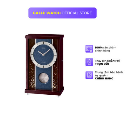 Đồng hồ treo tường SEIKO QXM608BL, vỏ gỗ bền bỉ, phong cách thanh lịch, xuất xứ Nhật Bản