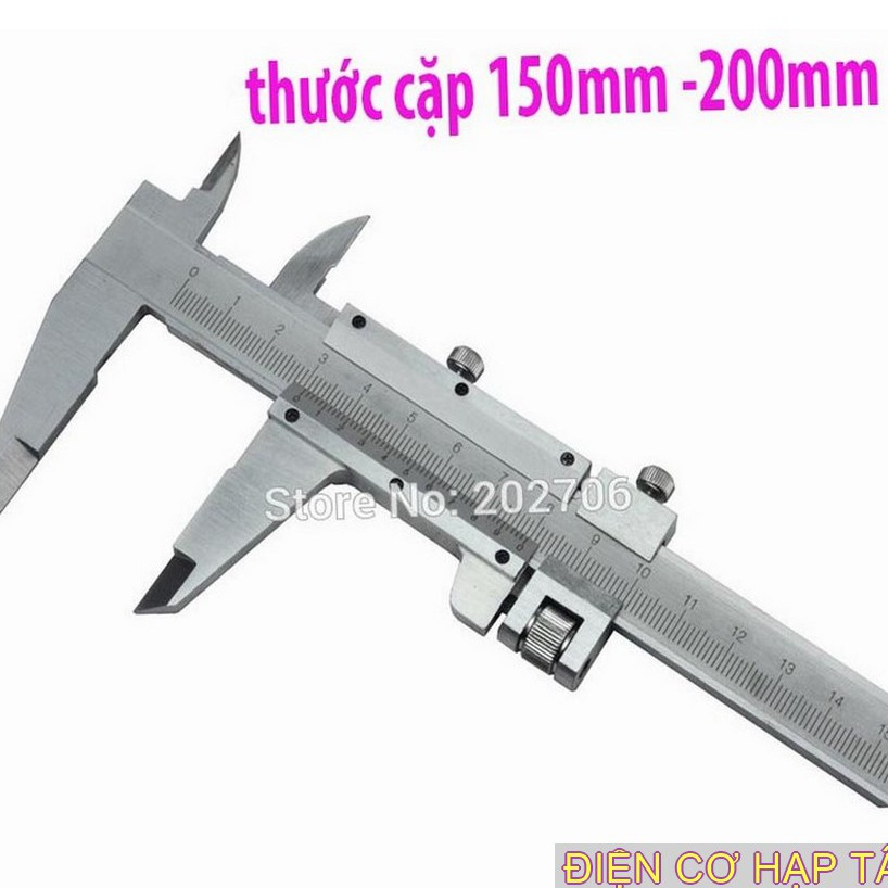 THƯỚC CẶP CƠ KHÍ 150MM -200MM