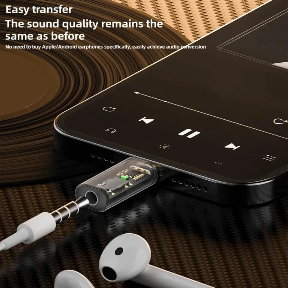 Đầu chuyển đổi sạc và tai nghe cho PHONE 15 16 đời mới về Phone đời cũ...