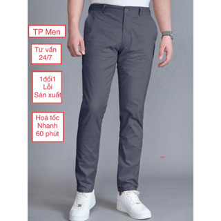Quần kaki nam TP MEN phom dáng hàn quốc cao cấp chất cotton dày mịn co giãn thấm mồ hôi Q10