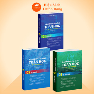 Combo Sách - Đánh Thức Tài Năng Toán Học 1,2,3 - Toán Singapore Song Ngữ ( Bộ 3 cuốn, 7 -10 tuổi )