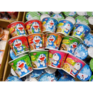 [Date 05/2025] Lốc 6 Hộp Mì tôm DOREMON NISSIN Thái Lan 40gam Mix 5 Vị