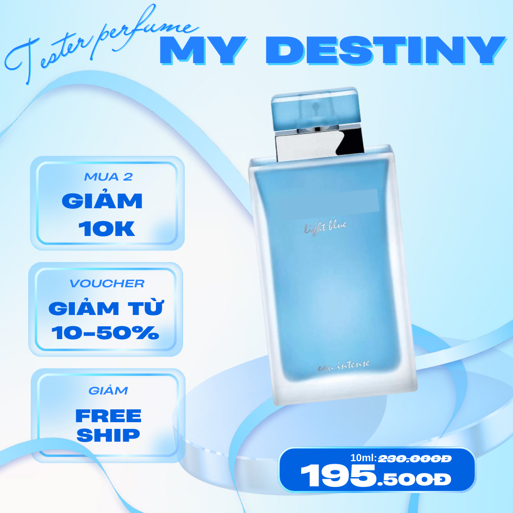 Nước hoa Nữ Llght Blue Eau Intense 5ml/10ml Mʏ.Dᴇsᴛɪɴʏ_