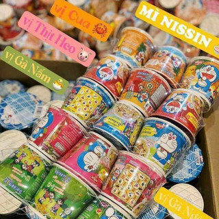 [Date 05/2025] Set 3 Hộp Mì tôm DOREMON NISSIN Thái Lan 40gam Mix 3 Vị